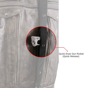 Chaqueta de Cuero para Hombre, Estilo Biker, Corte Ajustado, Resistente, para Invierno, Uso Casual, Diseño Elegante, Calidad Premium - Product Image 4