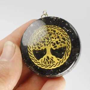 Hot Selling 7 Chakra Orgonite <b>Pendant</b> Necklace Metatron's Cube Chakra Healing & EMF Protection Jewelry Fashion <b>Pendants</b> & <b>Charms</b> - Product Image 5