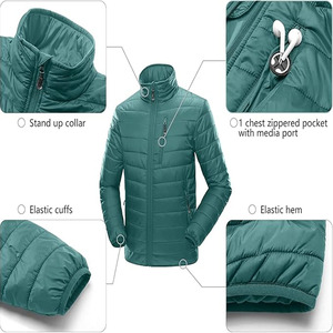 เสื้อพัฟเฟอร์แบบกำหนดเอง เสื้อโค้ทบับเบิ้ล เสื้อแจ็คเก็ต The North Face แบบหนา บุใยฝ้าย เสื้อพาร์กาฤดูหนาวแบบกำหนดเอง - Product Image 6