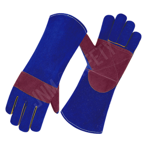 Gants en cuir fendu de vachette de sécurité industrielle Équipement de protection individuelle Gants de soudage résistants aux étincelles - Product Image 6