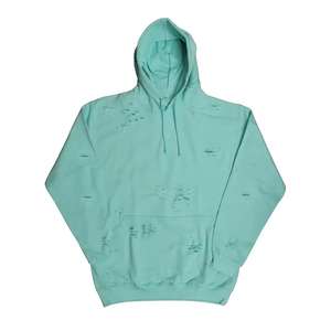 Sweat-shirt délavé personnalisé en gros pour hommes, 100% coton, impression de logo personnalisée, sweat-shirt uni, style streetwear - Product Image 2