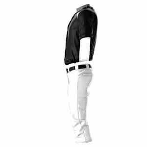 Nouveau poids léger confortable Fit hommes Baseball uniforme concevoir votre propre couleur unie hommes Baseball uniforme - Product Image 4