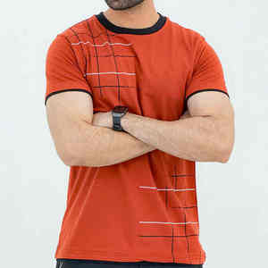 Camiseta sólida de algodón 100%, diseño único en colores populares, ropa informal de buena venta con tela de punto de manga corta - Product Image 1