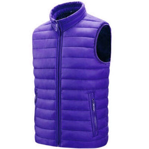 Gilet matelassé pour homme de haute qualité avec logo personnalisé, pour les sports d'hiver en plein air, fermeture éclair, tendance, chaud, décontracté, anti-rides, vente en gros, professionnel - Product Image 5