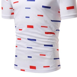 Chemises polo pour hommes de haute qualité à manches courtes, mode estivale, imprimées par sublimation, 100% coton - Product Image 5
