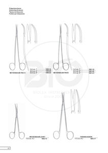 Mayo กรรไกรผ่าตัดกรรไกรผ่าตัดสแตนเลสกรรไกรตรงและโค้งพื้นฐานของเครื่องมือผ่าตัด - Product Image 5
