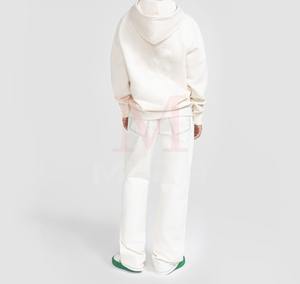 Unisexe 2024 hiver pull à capuche en gros 100% coton plaine teint sweats avec motif solide poche Design personnalisé pour hommes - Product Image 4