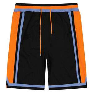 <b>Men's</b> Custom Double Layer Polyester Mesh Basketball <b>Shorts</b> Casual Solid <b>Pattern</b> in Colourful OEM Service Supply for Blank Mesh - Product Image 4