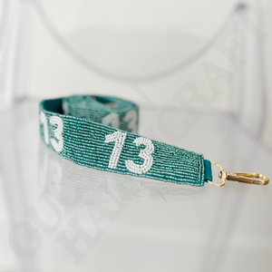 Hermoso cinturón de diseño GO STRANGS, hecho a mano, personalizado, de color rojo y azul, para niñas, de la India. - Product Image 4