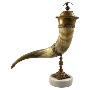 ฮอร์นสำหรับดื่มแบบไวกิ้งโบราณมี2เฉดสีฮอร์นสำหรับดื่มกำหนดเองแกะสลักด้วยมือด้วยความอัศจรรย์ในต่างประเทศ - Product Image 1