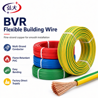 Cable Eléctrico Flexible de Cobre Trenzado BVR con Aislamiento de PVC para Aplicaciones de Cableado, Estándar IEC, Certificado CE