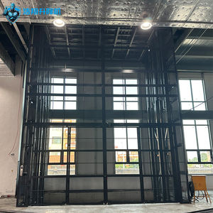 Fabrikalar için elektrikli/hidrolik Combo kargo kaldırma <span class=keywords><strong>5T</strong></span> dikey yük asansörü kaymaz Platform ve acil durdurma - Product Image 6