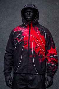 Customised Men Hooded Winter Heat Reactive Coated Puffer Jacket with Colour Shifts Windproof & Eco-Friendly Polyester Filled - Product Image 6