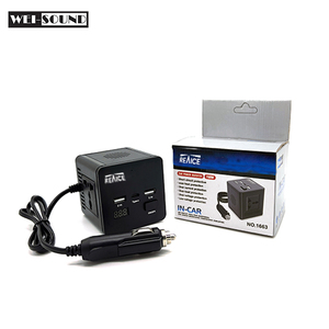 อินเวอร์เตอร์ไฟในรถยนต์150W 12V ไปยัง AC 110V พร้อมซ็อกเก็ตคู่และพอร์ต USB 3พอร์ต - Product Image 1