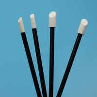 Hisopo de limpieza de cabezales de impresión T-11 negro de PP con punta de PU de 5 mm, hisopo inclinado de espuma de PU, hisopo Ruby Stick para limpieza de moldes