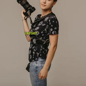 Vintage Buffalo Leather Adjustable <b>Camera</b> <b>Harness</b> - Perfect for Dslr, Crossbody Support, Reinforced Straps, Secure Clips - Product Image 2