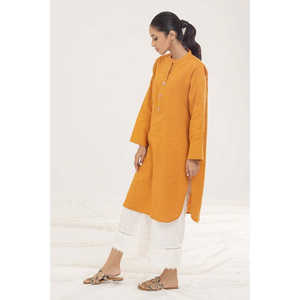 Camiseta de Mujer Tejida Teñida Danedar, 100% Acrílico, Manga Asimétrica Convencional, Uso Diario WGK-DRW-DY-3300 - Product Image 2