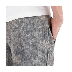 Pantalones de chándal de algodón 100% de peso pesado personalizados para hombre, pantalones extragrandes de cintura media de pierna ancha lavados con ácido con cordón de estilo informal - Product Image 6