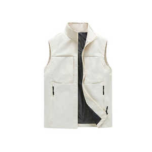 Grande taille Softshell refroidissement gilet vestes pour hommes Golf gilets gilets décontracté été en gros personnalisé corps chaud imperméable tissé - Product Image 2