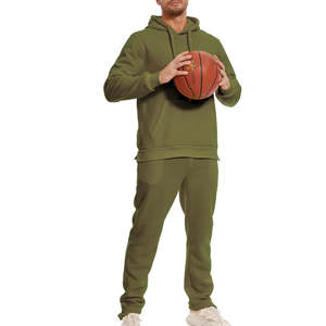 Nuevo Conjunto Deportivo para Hombre de Alta Calidad, Sudadera con Capucha y Pantalones, Ropa Deportiva 2024, Tops de Fitness, Joggers, 100% Algodón, Transpirable, Secado Rápido - Product Image 2