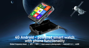 2.64 Inch Có Thể Tháo Rời Màn Hình <span class=keywords><strong>Android</strong></span> 11 Hệ Thống Loại C Sạc 4 + 64G Sim Thẻ <span class=keywords><strong>Android</strong></span> Đồng Hồ Toàn Cầu GPS Navigation Thông Minh Đồng Hồ - Product Image 2