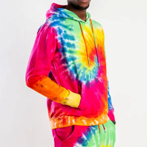 Customised <b>Mens</b> <b>Tie</b>-Dye Sweatsuit - Comfortable and Soft Two-Piece Outfit Ideal for Casual Wear, Lounging, and Everyday Style - Product Image 4