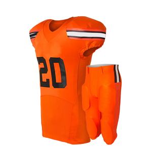 Nouveau 2023 uniforme de football américain en gros avec logo de taille personnalisée et conçu 100% polyester et respirant, grande taille - Product Image 5