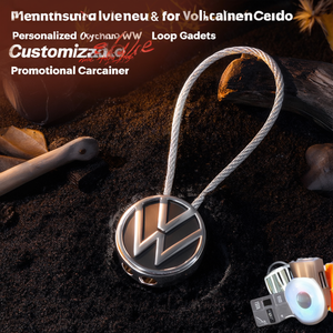 Portachiavi Personalizzato per Volkswagen, Gadget VW Loop, Moschettone Promozionale Personalizzabile - Product Image 3