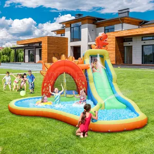 New Blessing Hot Sale Kids Party Game Air Bouncer Inflatable Bounce House Bouncy Castle Jumping Castle With Slide Combo