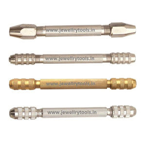 ที่จับโลหะแบบกำหนดเองพร้อมโลโก้ ทำจากสแตนเลสและทองเหลือง สำหรับยึดดอกสว่านงานเครื่องประดับและลวดบัดกรี - Product Image 2