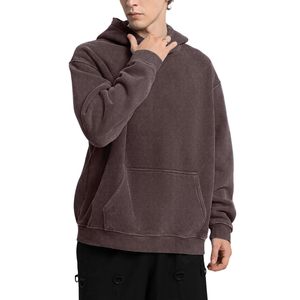 Venta al por mayor de sudaderas con capucha personalizadas para hombre con capucha bordado en 3D y logotipo de serigrafía temporada de otoño tallas en relieve sudaderas con capucha - Product Image 4