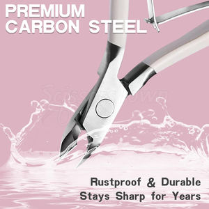 Juego de pinzas para uñas de acero inoxidable con empujador, cortador de uñas profesional, herramienta de aseo para salón y hogar - Product Image 6