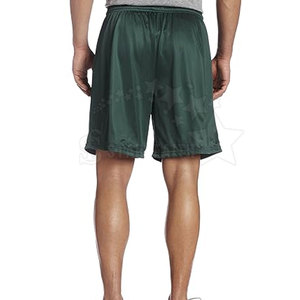Pantalones Cortos de Malla Duraderos para Hombre, Cintura Elástica, Color Sólido, Transpirables, Ecológicos, Casuales, para Verano y Actividades al Aire Libre - Product Image 3