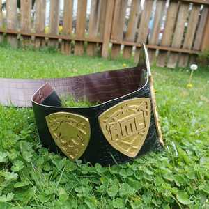 Cinturón de campeonato personalizable Premium Diseño único para premios de reconocimiento deportivo Opciones de tamaño personalizado - Product Image 4