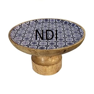 Vajilla de Hotel, accesorios de decoración, bodas, fiestas, pastel, servidor, soporte hecho a mano, diseño de madera, taza superior, soporte para pastel - Product Image 1