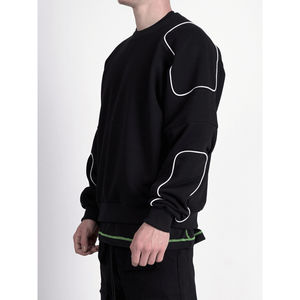 เสื้อสเวตเตอร์จัมเปอร์สตรีทแวร์2025พิมพ์ลายนูน - Product Image 2