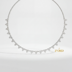 Collier pendentif en diamant de laboratoire en forme de poire, chaîne en argent sterling 925 plaqué or, collier solitaire en forme de larme pour femme, cadeau de mariage - Product Image 6