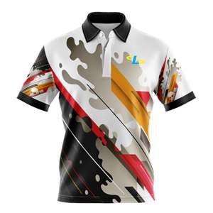 Camiseta Polo de Diseño Personalizado, Manga Corta, Algodón para Hombre, Secado Rápido, Camisetas Polo - Product Image 1