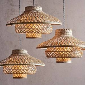 Rustic Style Woven <b>Lamp</b> Cover | Natural <b>Bamboo</b> <b>Lamp</b> <b>Shade</b> - Product Image 2