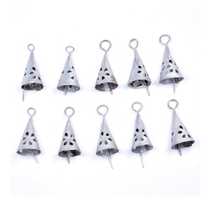 Campana de latón Diseño de dólar hecho a mano Campana de puerta Chapado en oro y diseño de tema brillante Tela decorativa de Navidad Santa cláusula eléctrica - Product Image 5