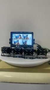 TV 7-inch tất cả-trong-một điện thoại di động <span class=keywords><strong>DVR</strong></span> Xe Màn hình 4CH AHD 960P video & Quad hiển thị - Product Image 3