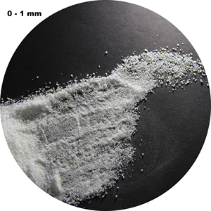 วัตถุดิบอะลูมิเนียมหลอมรวมสีขาว99% Al2O3สำหรับการแปรรูปวัสดุแข็งที่ใช้ในอุตสาหกรรมวัสดุทนไฟ0-1มม. แร่อะลูมิเนียม - Product Image 1