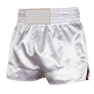 2025 Short de boxe de gymnastique MMA de haute qualité grande taille Muay Thai pour hommes et femmes avec fonction extensible Position du logo avant - Product Image 1