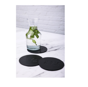 Cadeau d'affaires de qualité supérieure sous-verres en cuir ensemble table basse tapis tasse sous-verres tapis et coussinets décoration de table et accessoires - Product Image 6