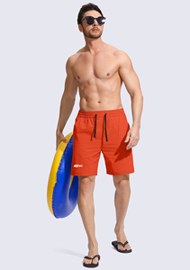Men's Unisex Summer Board <b>Shorts</b> Lightweight Polyester Quick Dry Breathable Gym Athletic <b>Compression</b> Custom Logo Canvas Unisex - Product Image 3