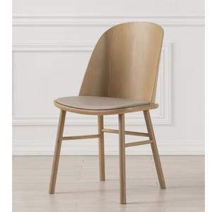 Home <b>Furniture</b> Cushioned Seat Dining Room ASH Frame <b>Wrapped</b> with Fabric/PVC Viet Nam HE 007 Dining Chairs - Product Image 6