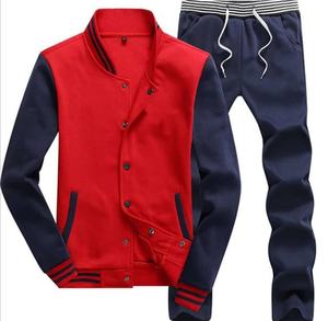 100% chándal de estilo universitario de algodón patrón personalizado logotipo personalizado para hombres mujeres Ideal para relajarse y ropa deportiva - Product Image 1