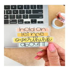 Transparent Sticker Decorative Vinyl Sticker Custom Die Cut - Product Image 1