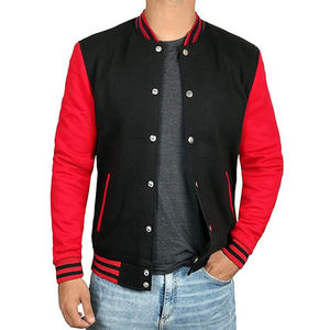 Custom Chenille Embroidery Patch <b>Vintage</b> Letterman <b>Varsity</b> <b>Jackets</b> for Men Baseball <b>Jackets</b> with Front Logo for Winter Season - Product Image 1