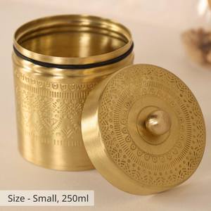 Tarro de latón hecho a mano, patrones ornamentales únicos, estilo moderno sencillo, antiadherente, apto para lavavajillas, Color personalizable para - Product Image 4
